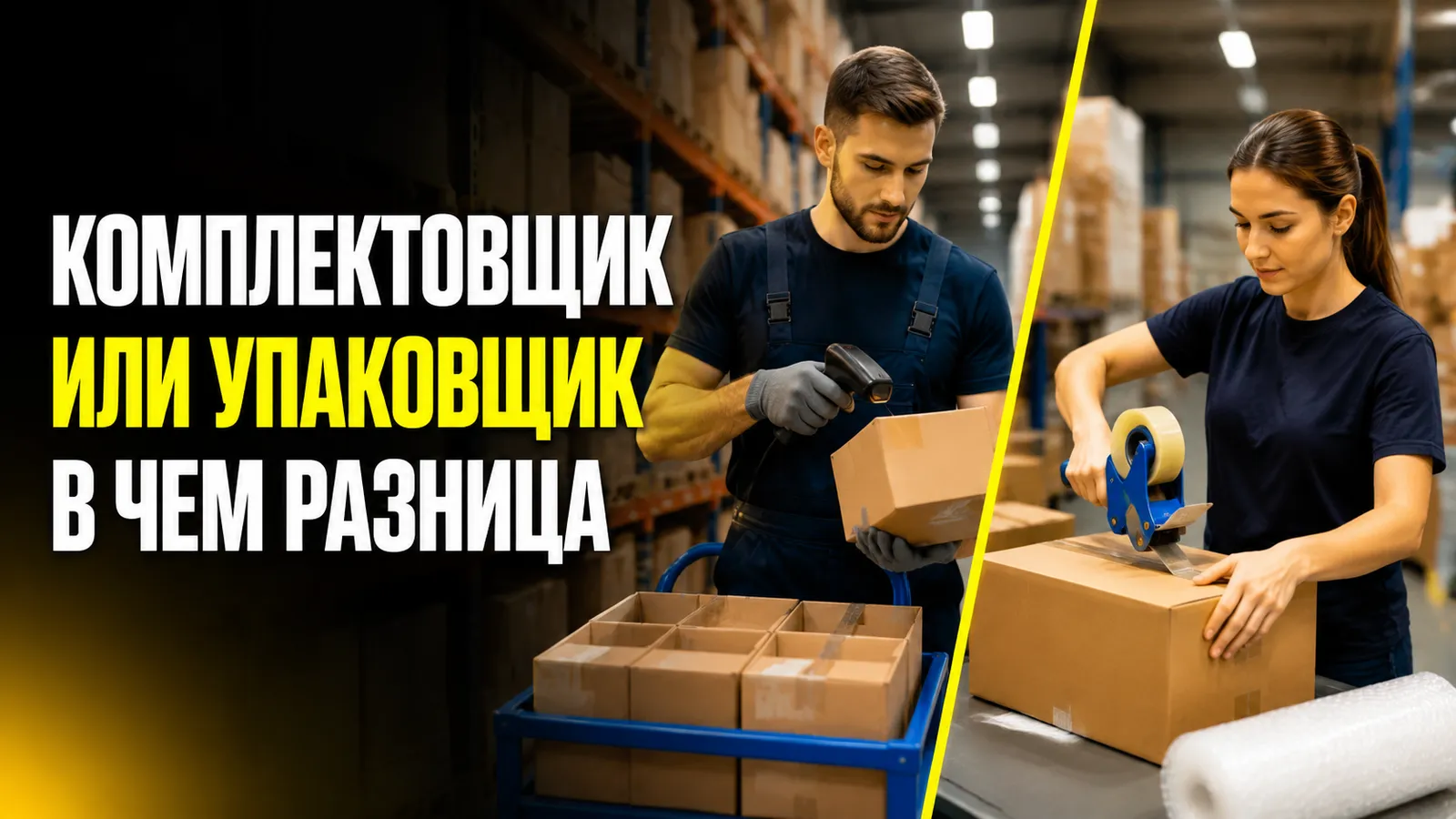 Складская логистика: чем отличается работа комплектовщика от упаковщика