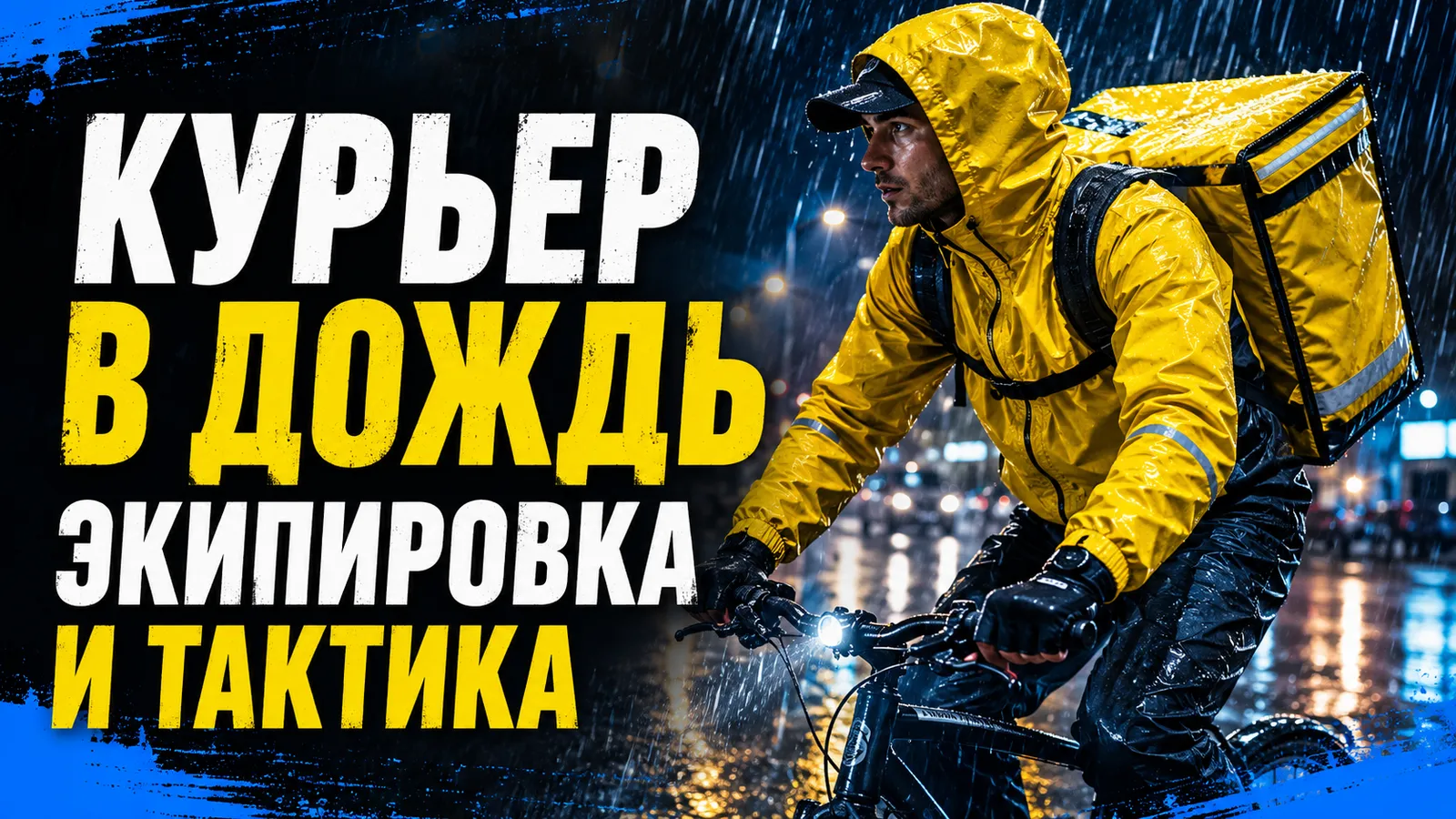 Как устроена работа курьера в дождливую погоду: экипировка и тактика