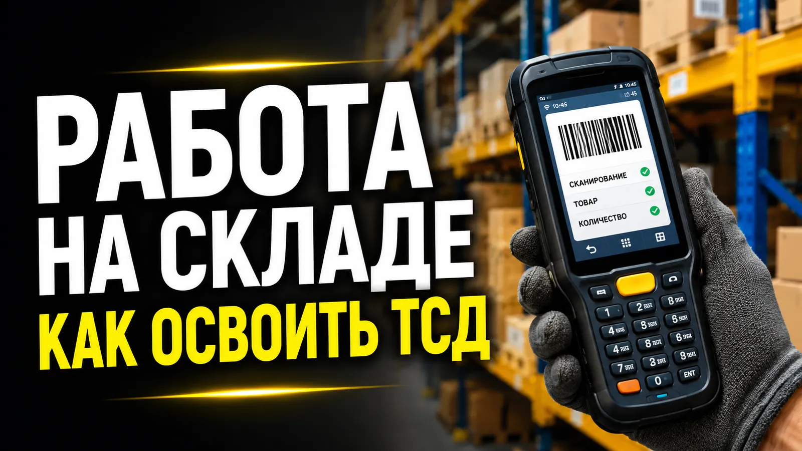 Складской инвентарь: что нужно знать о терминале сбора данных (ТСД)