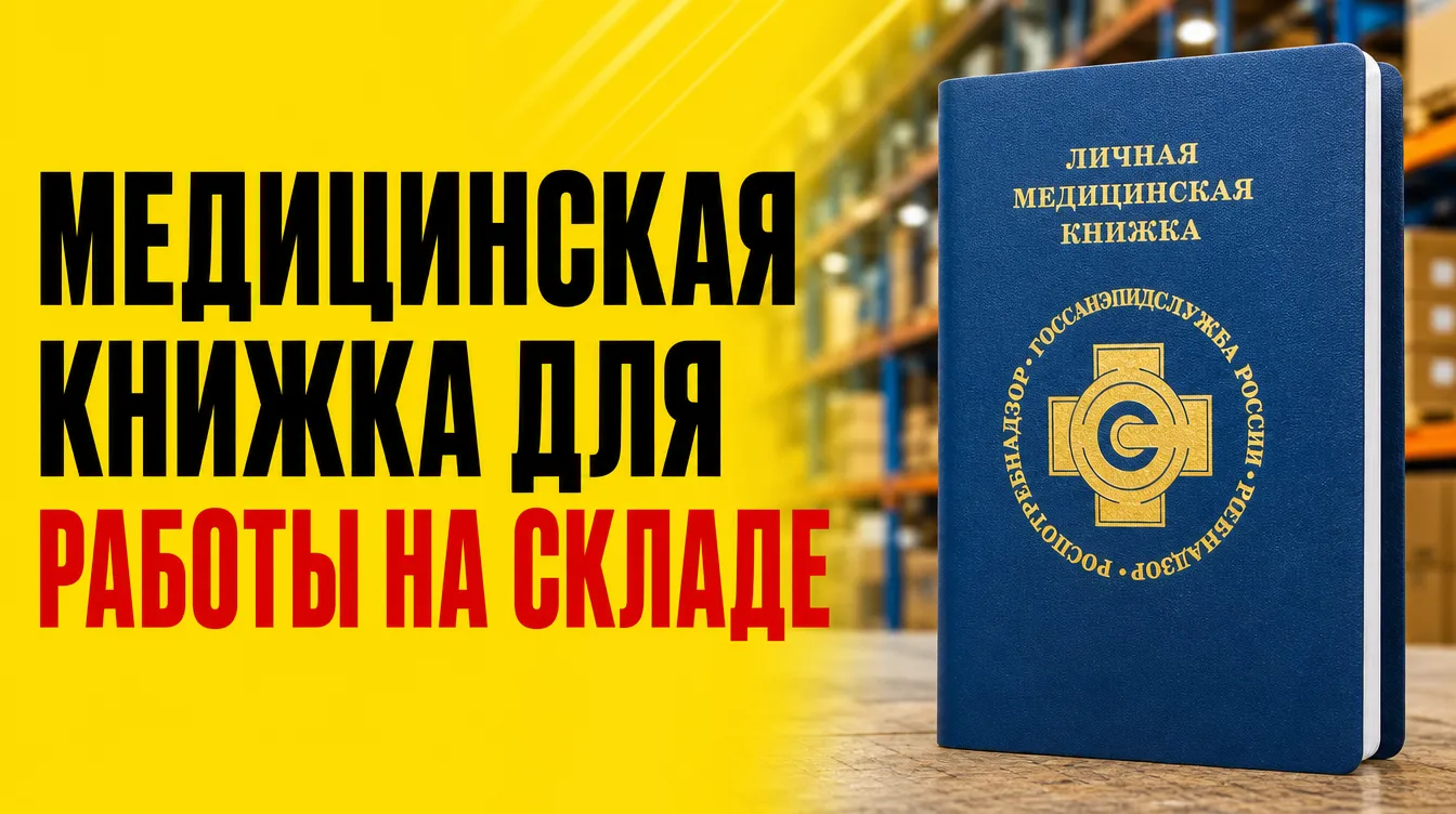 Как устроена медицинская книжка для работы на складе: что нужно знать
