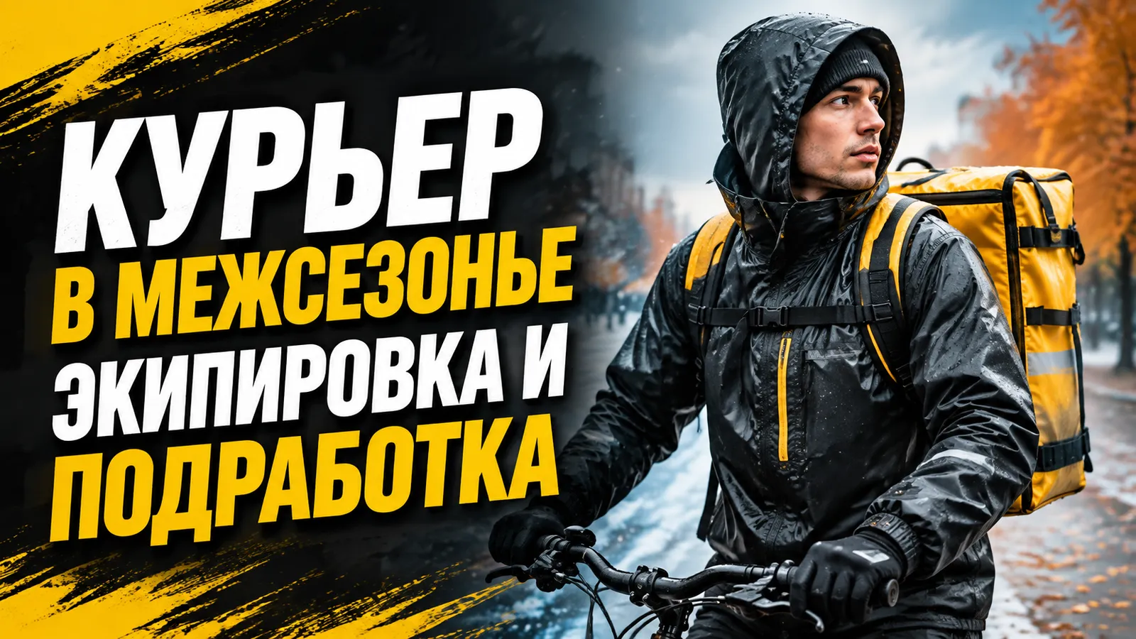 Как устроена работа курьера в межсезонье: выбор экипировки для переменчивой погоды