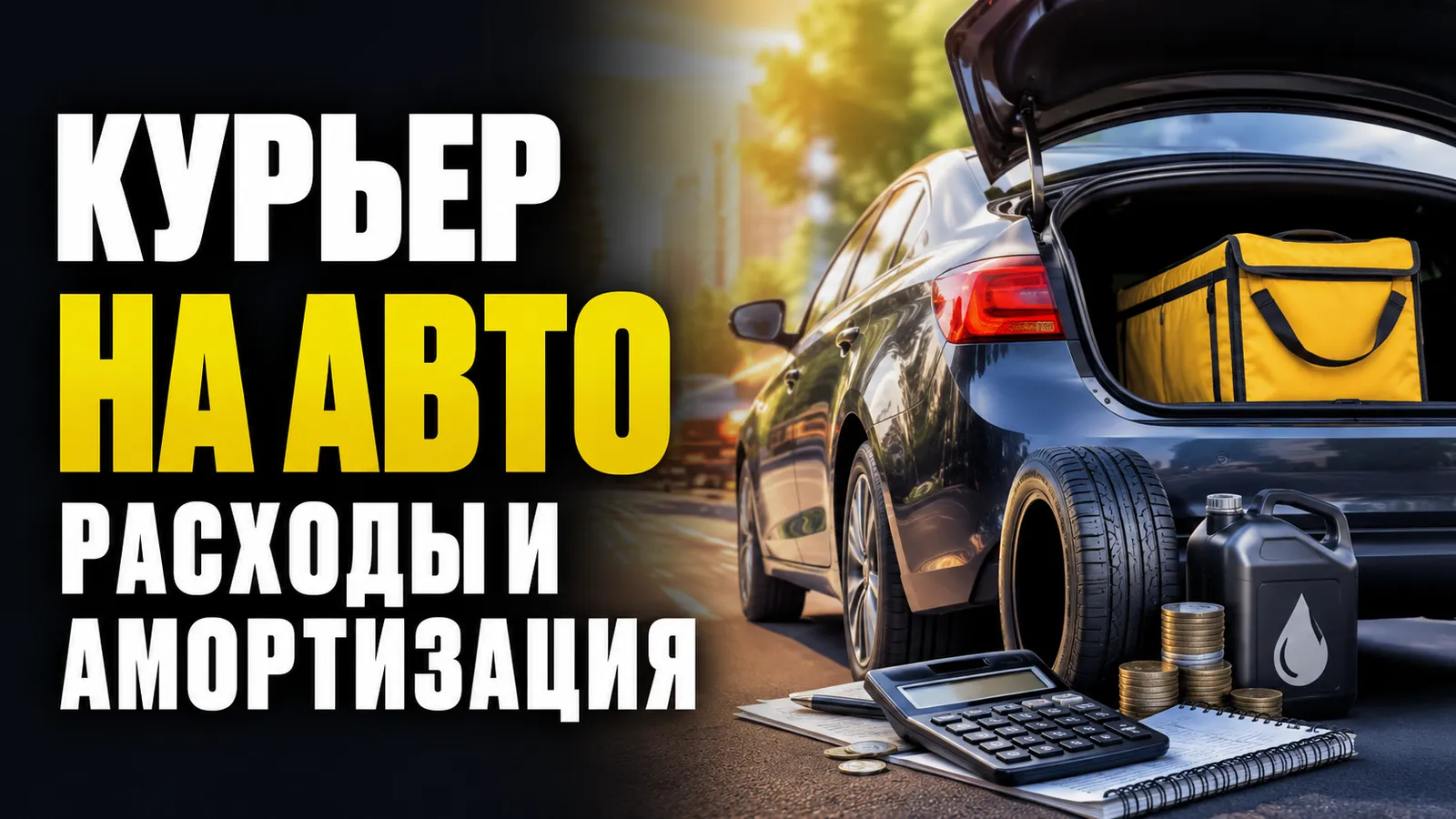Работа курьером на своем авто: что нужно знать о расходах и амортизации
