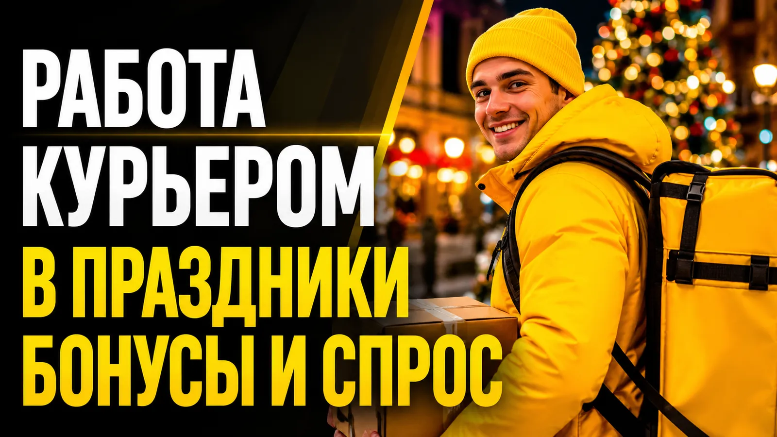 Как устроена работа курьера в праздничные дни: повышенный спрос и бонусы
