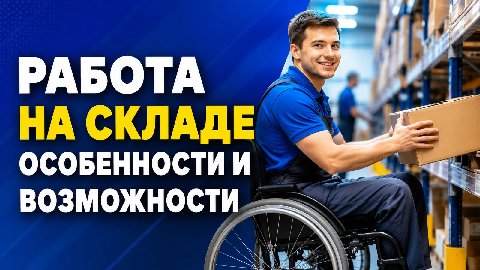 Как устроена работа на складе для людей с ограниченными возможностями здоровья