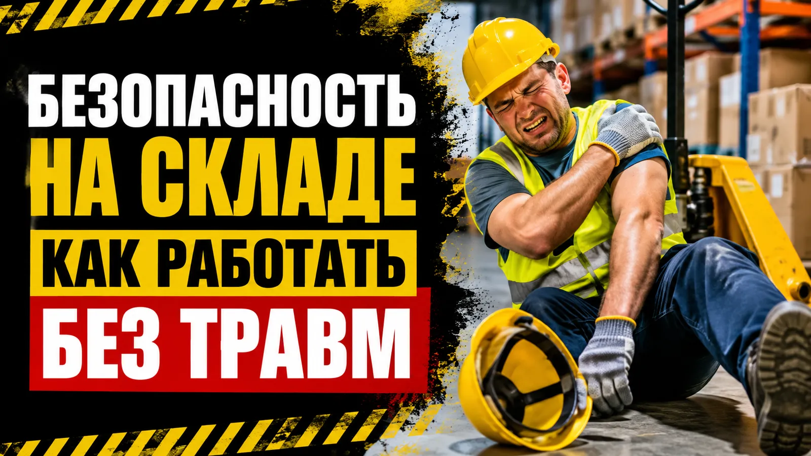 Складской травматизм: как избежать типичных ошибок новичка на смене