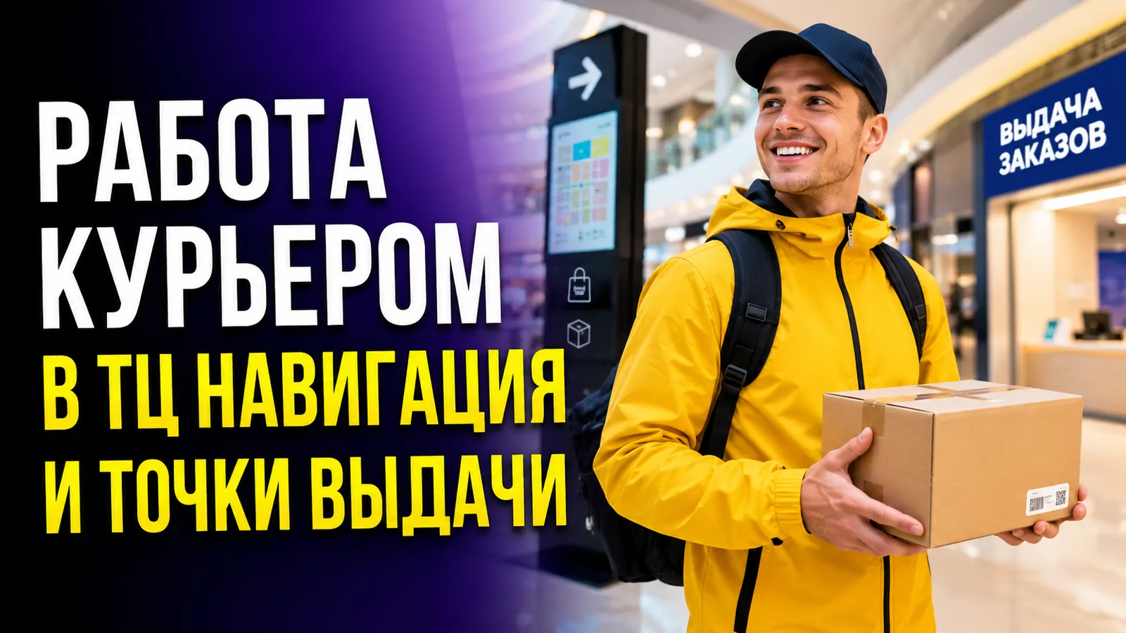Как устроена работа курьера в торговых центрах: навигация и точки выдачи