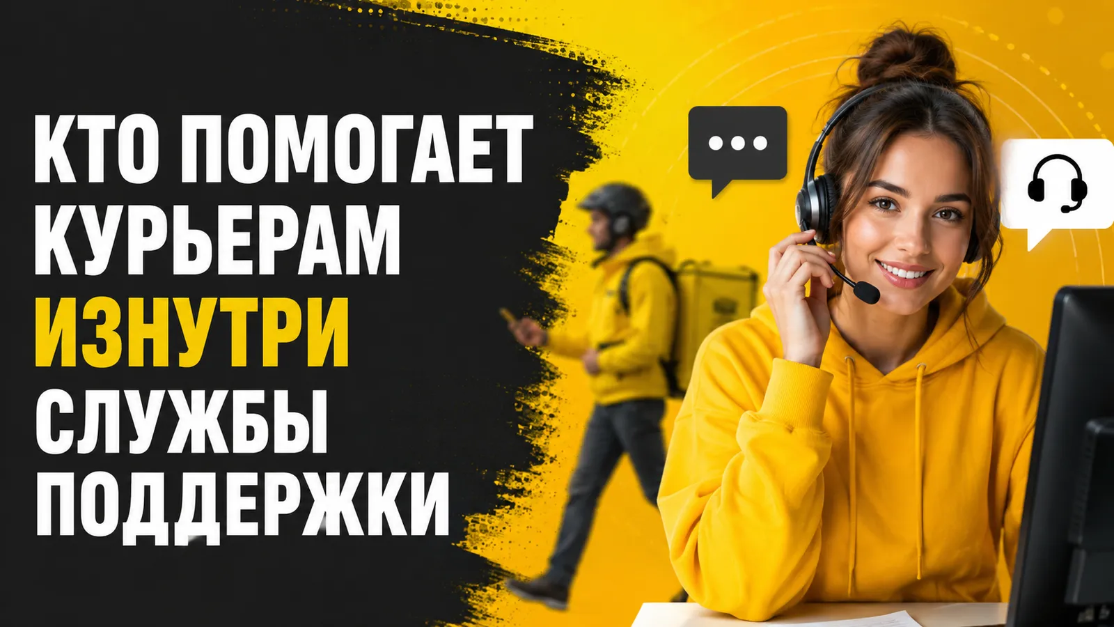 Как устроена коммуникация в службе поддержки для курьеров