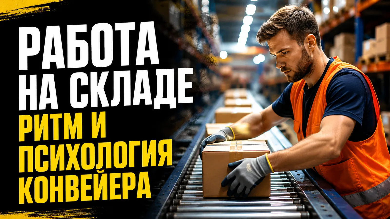 Как устроена работа на складе в режиме конвейера: ритм и психология