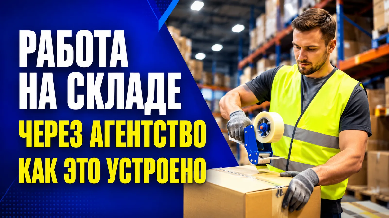 Складской аутсорсинг: как устроено взаимодействие между работником и кадровым агентством