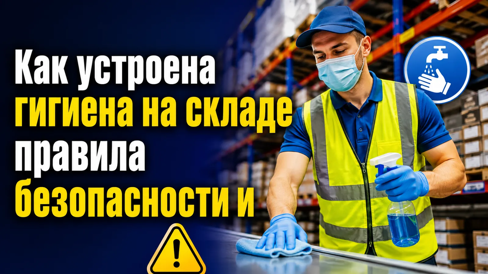 Как устроена гигиена на складе: правила безопасности и личная защита